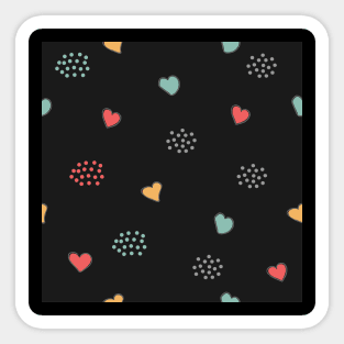 Hearts Sticker